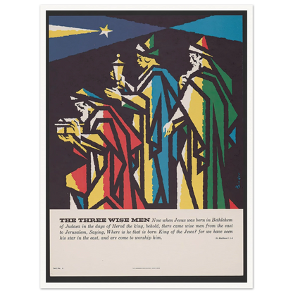 The three wise men (1962) Art Print | Joseph Binder-Quipham Collections