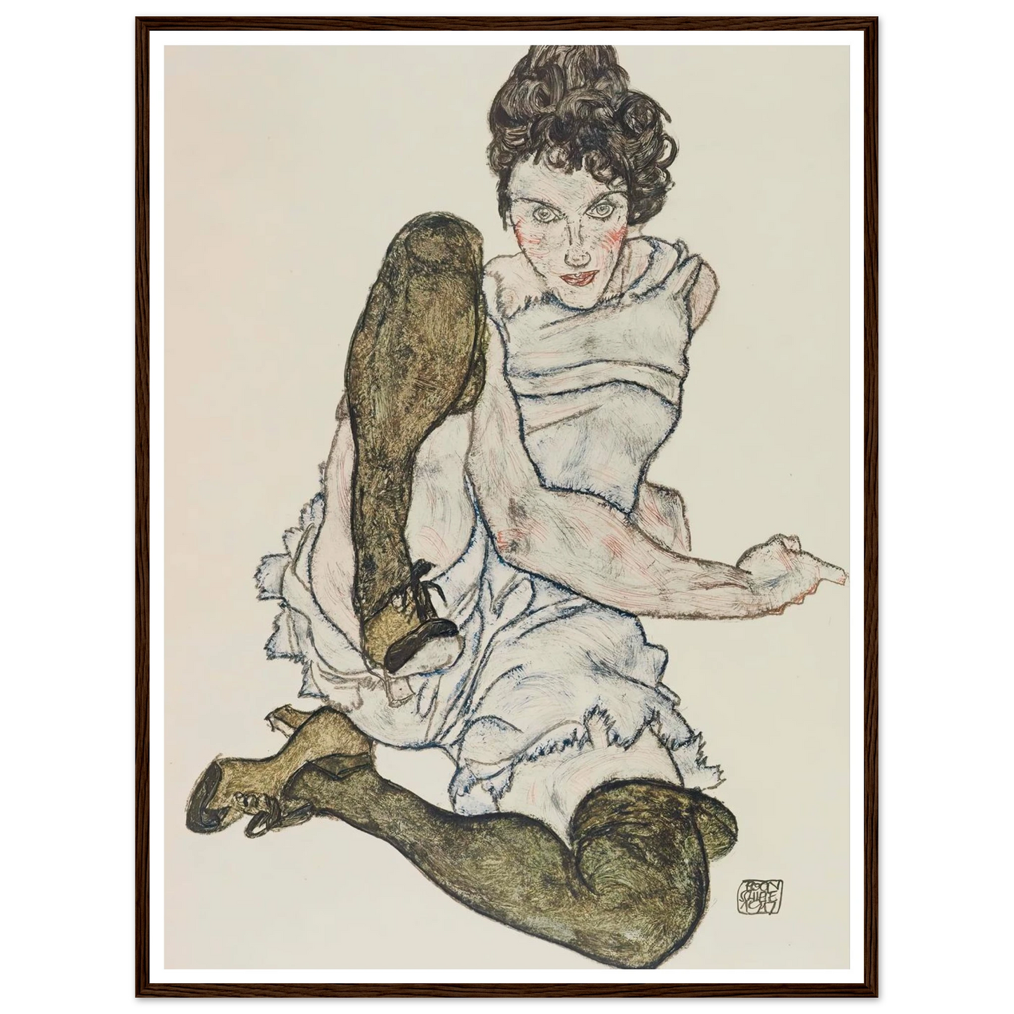Handzeichnungen (1920) Art Print | Egon Schiele-Quipham Collections
