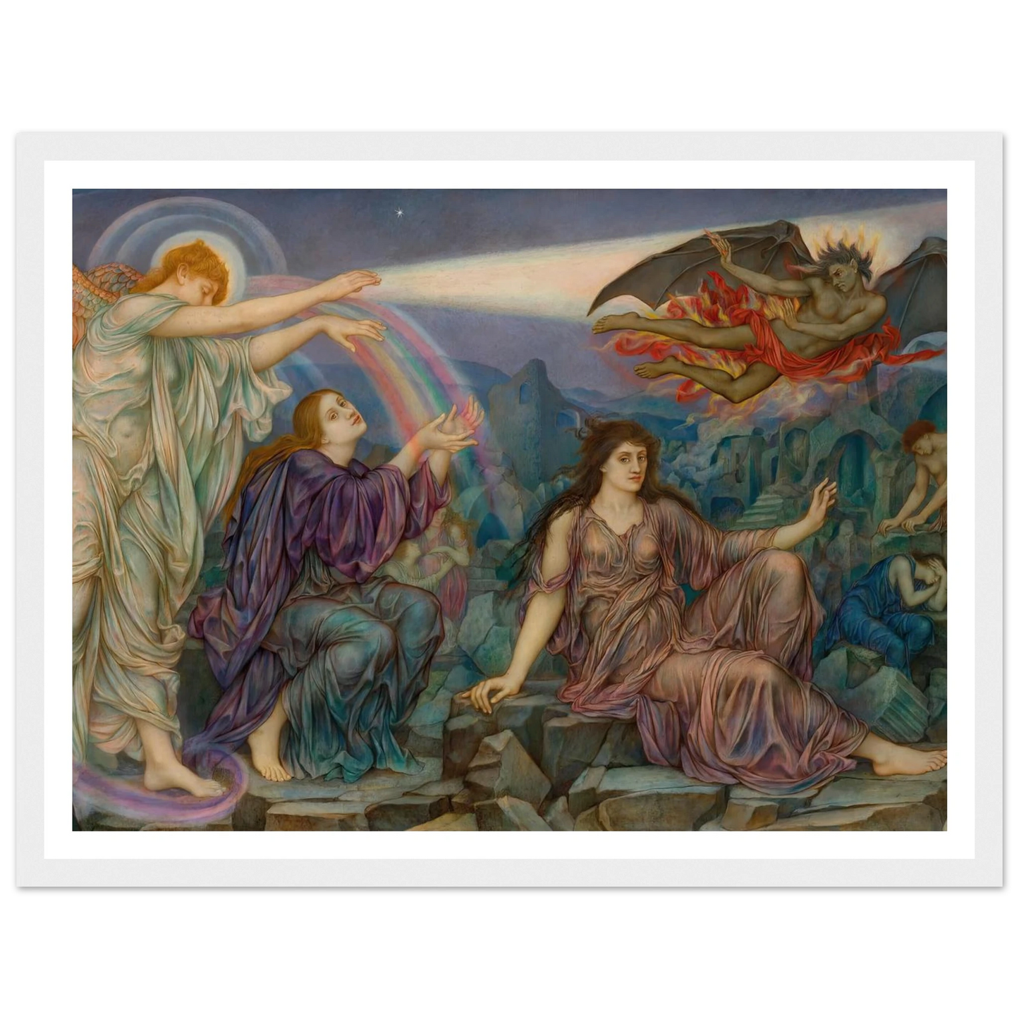 The Search-Light Art Print | Evelyn de Morgan-Quipham Collections