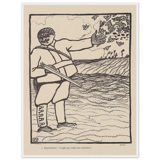 12 septembre 1903 Art Print | Felix Vallotton - Framed Poster - 30x40 cm / 12x16″ - Black frame