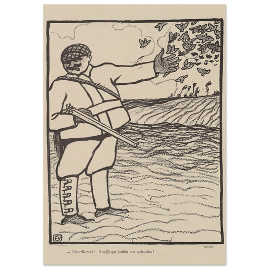 12 septembre 1903 Art Print | Felix Vallotton - Framed Poster - 30x40 cm / 12x16″ - Black frame