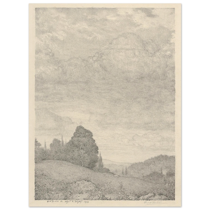 Landscape (1909) Art Print | Ernest Haskell-Quipham Collections