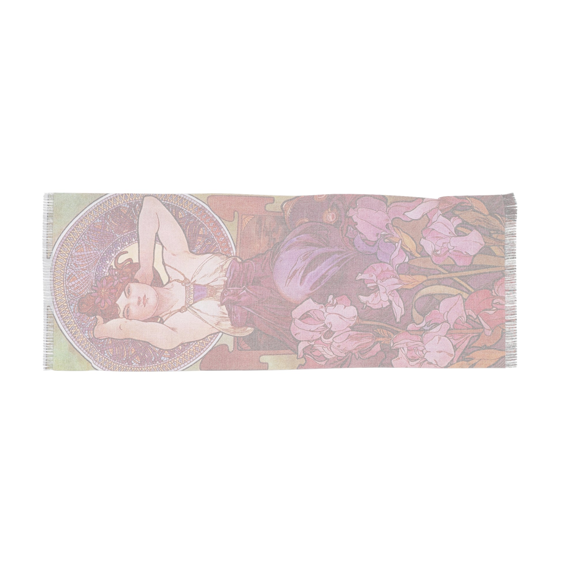 Amethyst | Alphonse Mucha Scarf – Art Nouveau Scarf-Quipham Collections