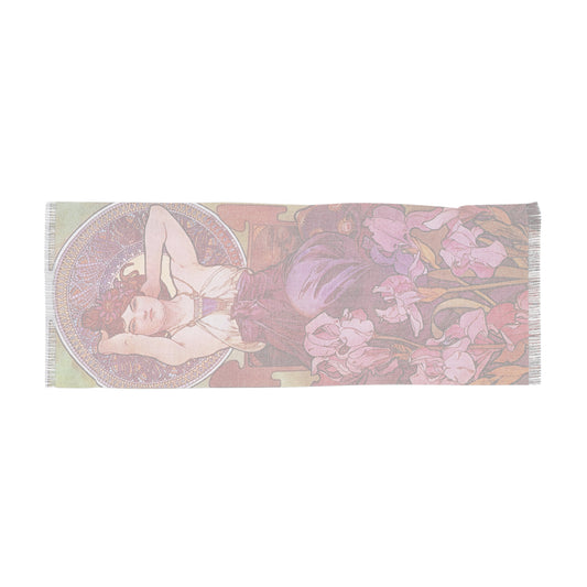 Amethyst | Alphonse Mucha Scarf – Art Nouveau Scarf-Quipham Collections