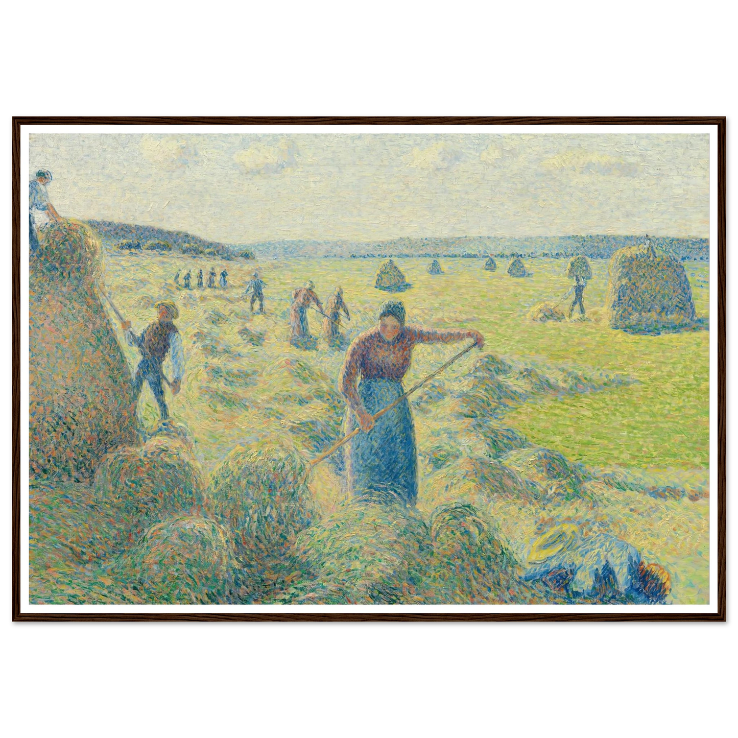 La Récolte des Foins, Éragny Art Print | Camille Pissarro-Quipham Collections