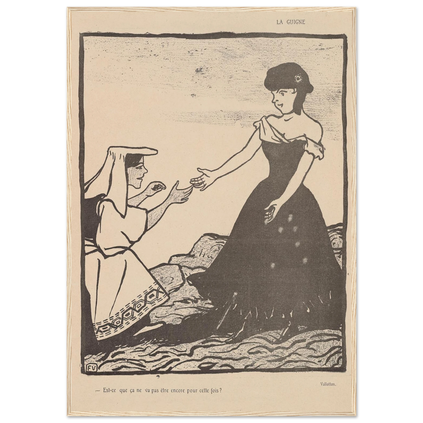 25 juillet 1903 Art Print | Felix Vallotton-Quipham Collections
