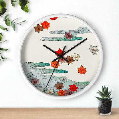 Water Illustation Wall Clock | Watanabe Seitei-Quipham Collections