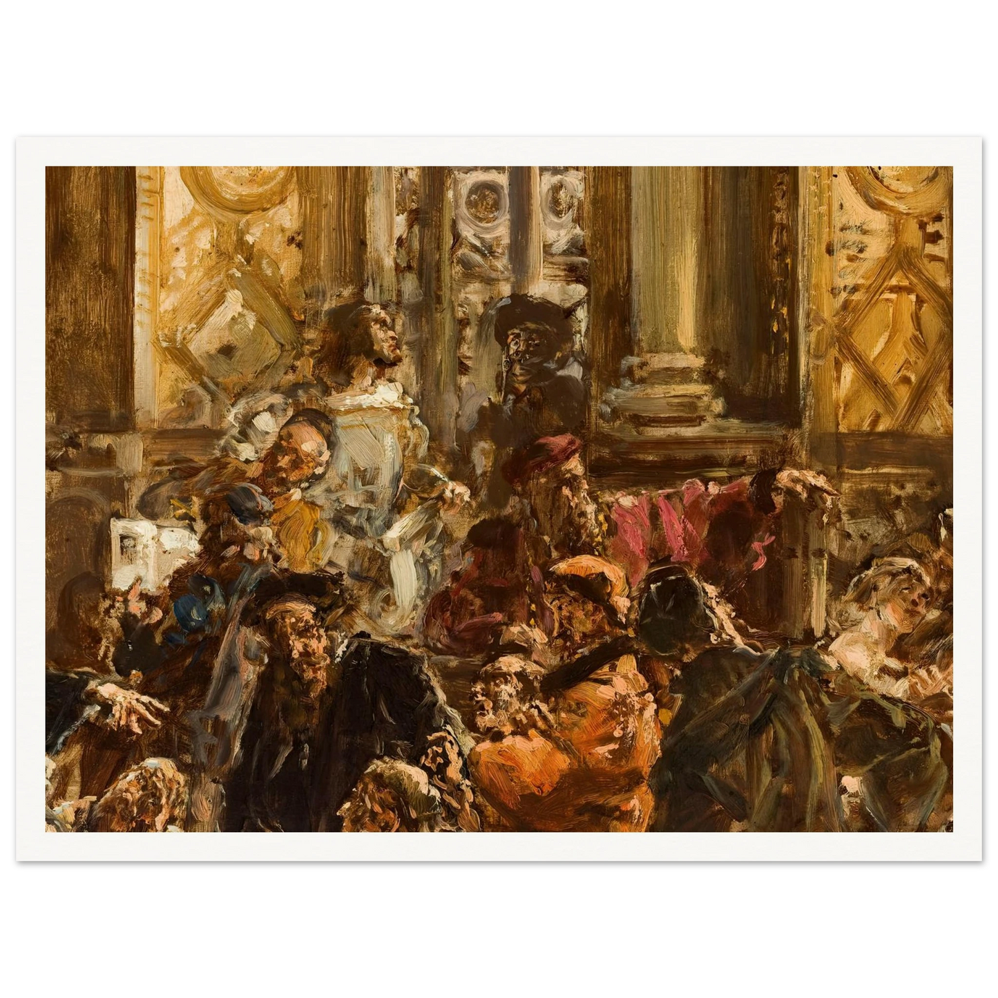 The Golden Age in Literature in the 16th c., from the series “History of Civilization in Poland” (1888) Art Print | Jan Matejko-Quipham Collections