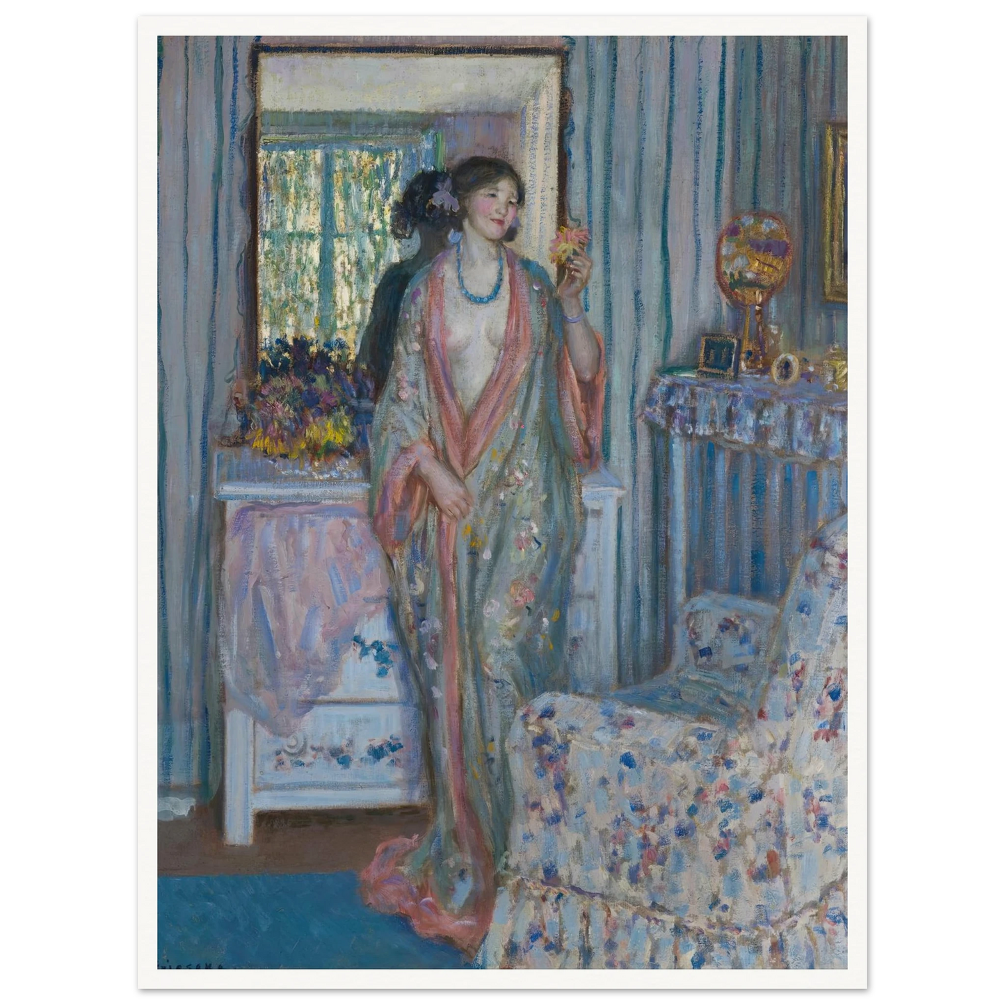 The Robe (1915) Art Print | Frederick Carl Frieseke-Quipham Collections