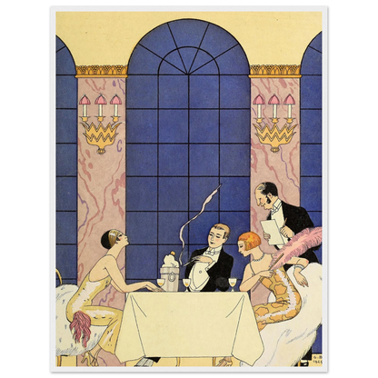 Falbalas et fanfreluches, La Gourmandise (1925) Art Print | George Barbier-Quipham Collections