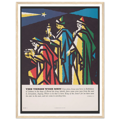 The three wise men (1962) Art Print | Joseph Binder-Quipham Collections