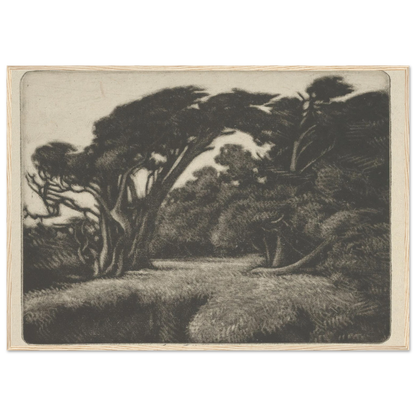 Cypress Bower (1920) Art Print | Ernest Haskell-Quipham Collections