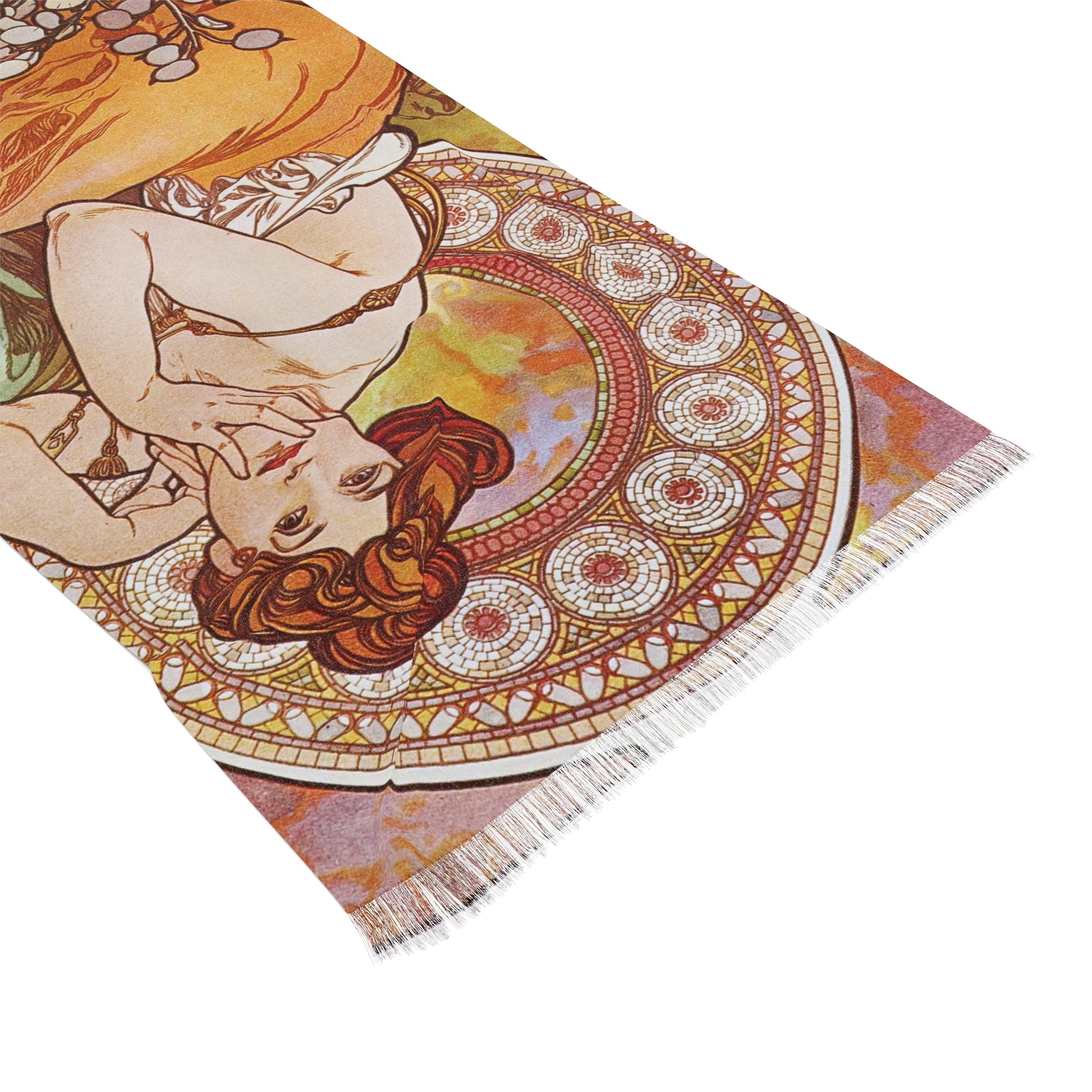 La Topaze | Alphonse Mucha Scarf – Art Nouveau Scarf-Quipham Collections