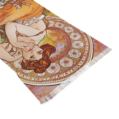 La Topaze | Alphonse Mucha Scarf – Art Nouveau Scarf-Quipham Collections