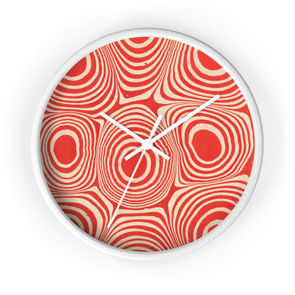 Marmorpapier (Kreise und kreisförmige Ringe) Wall Clock | Franz Weisse-Quipham Collections