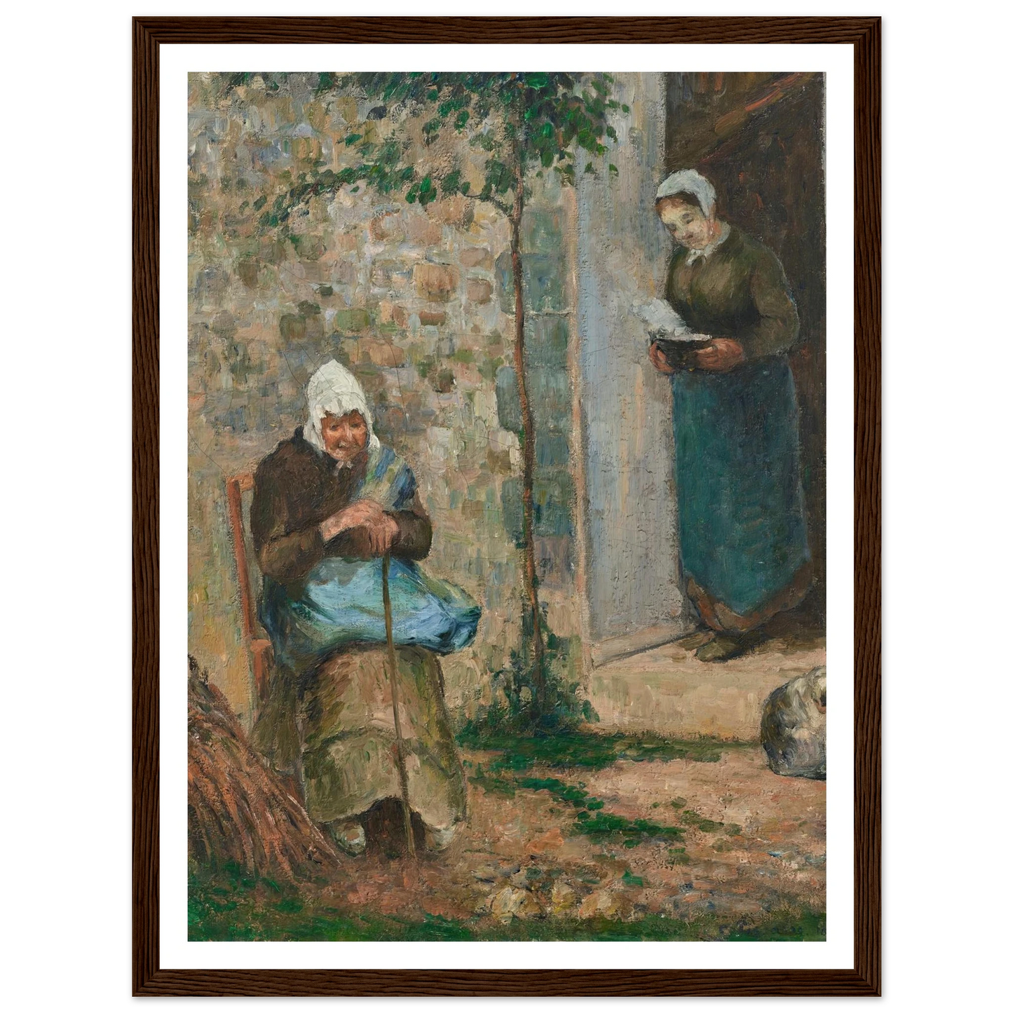 La Charité (1876) Art Print | Camille Pissarro-Quipham Collections