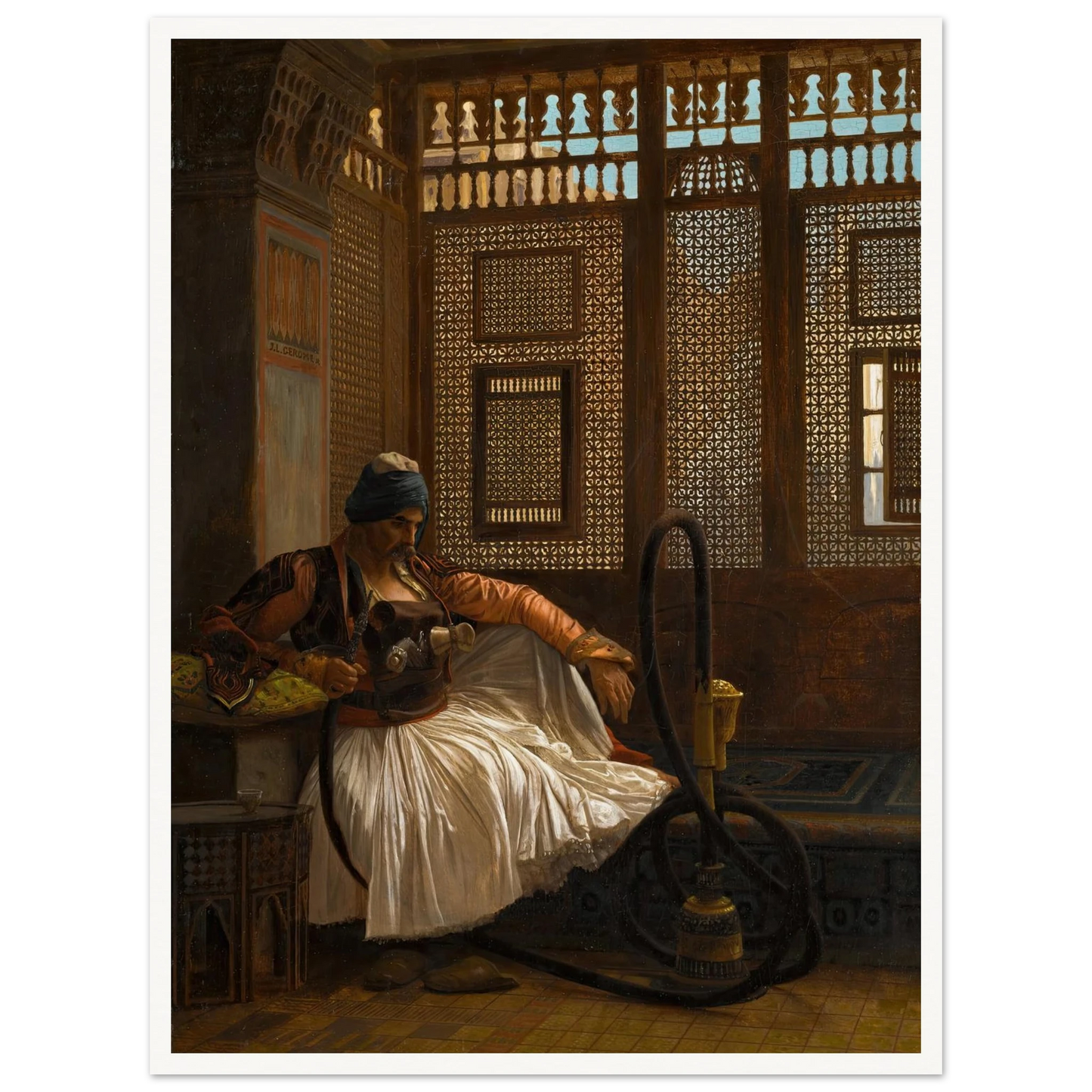 Arnaut at Rest Art Print | Jean Leon Gerome-Quipham Collections