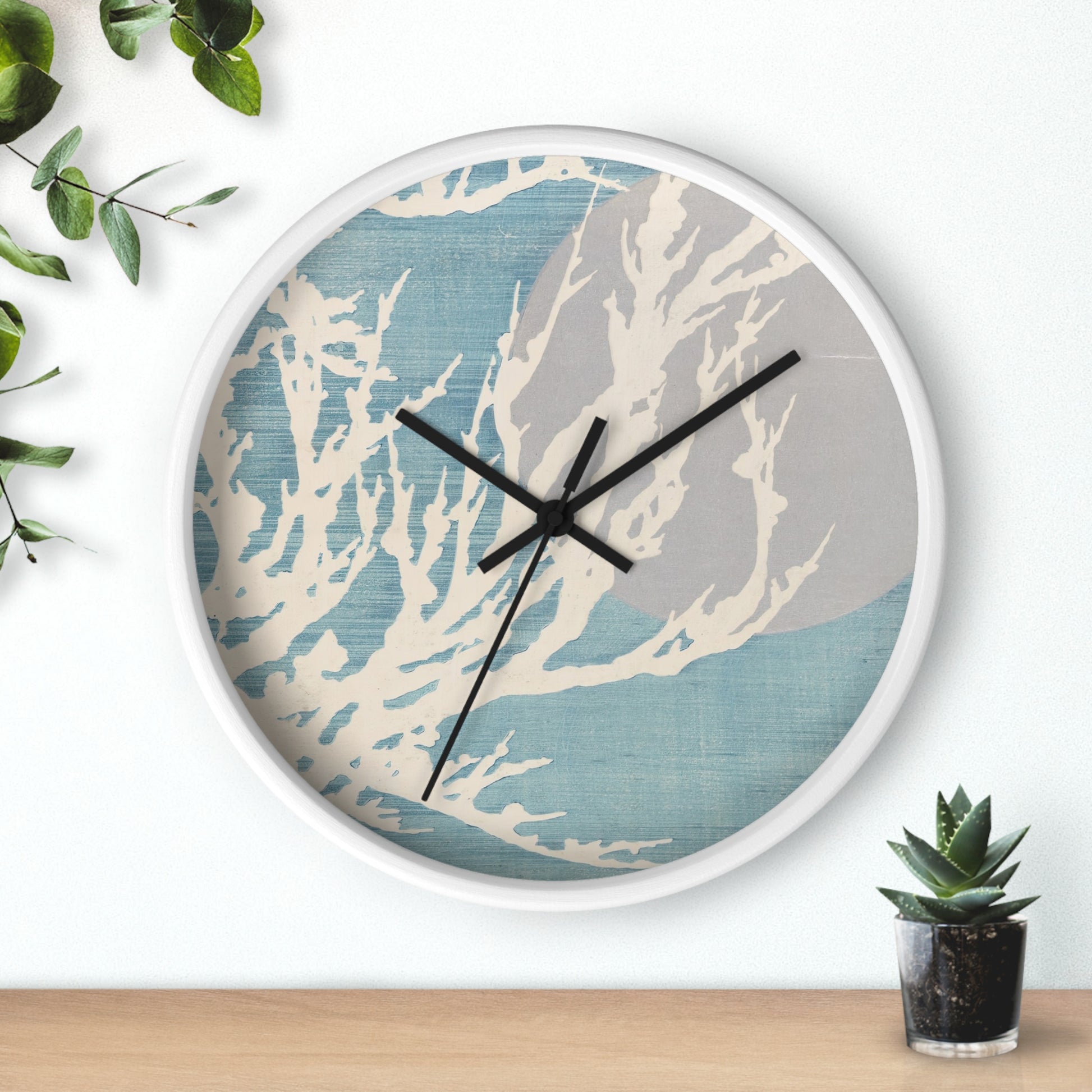 A Thousand Grasses Pl.03 Wall Clock | Kamisaka Sekka-Quipham Collections