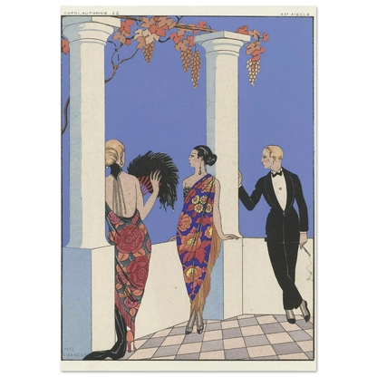 Joie de vivre; Falbalas et Fanfreluches. (1923) Art Print | George Barbier-Quipham Collections