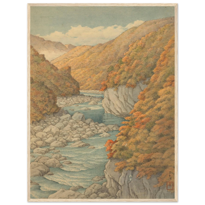 Autumn landscape Art Print | Kawase Hasui-Quipham Collections