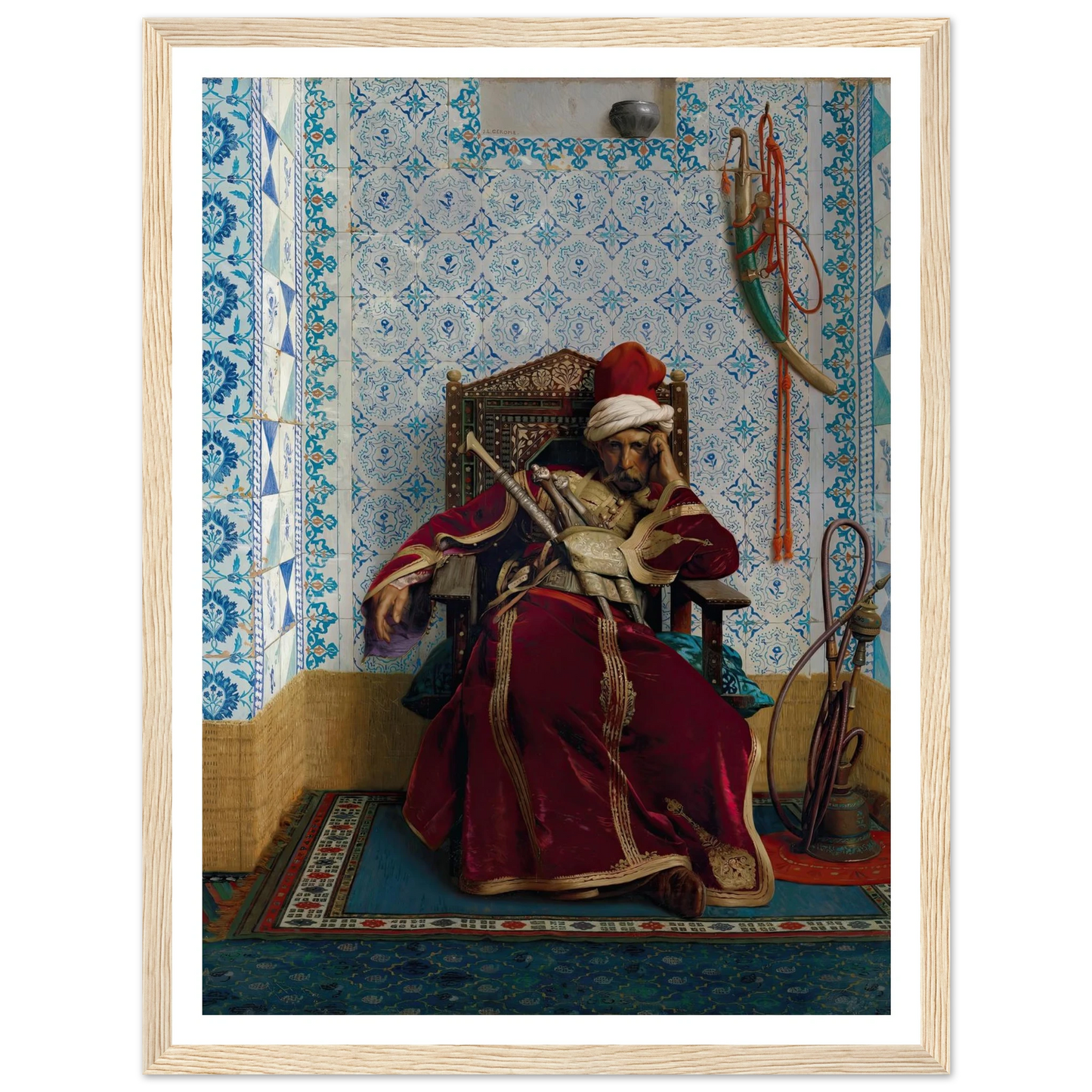 Markos Botsaris (1874) Art Print | Jean Leon Gerome-Quipham Collections