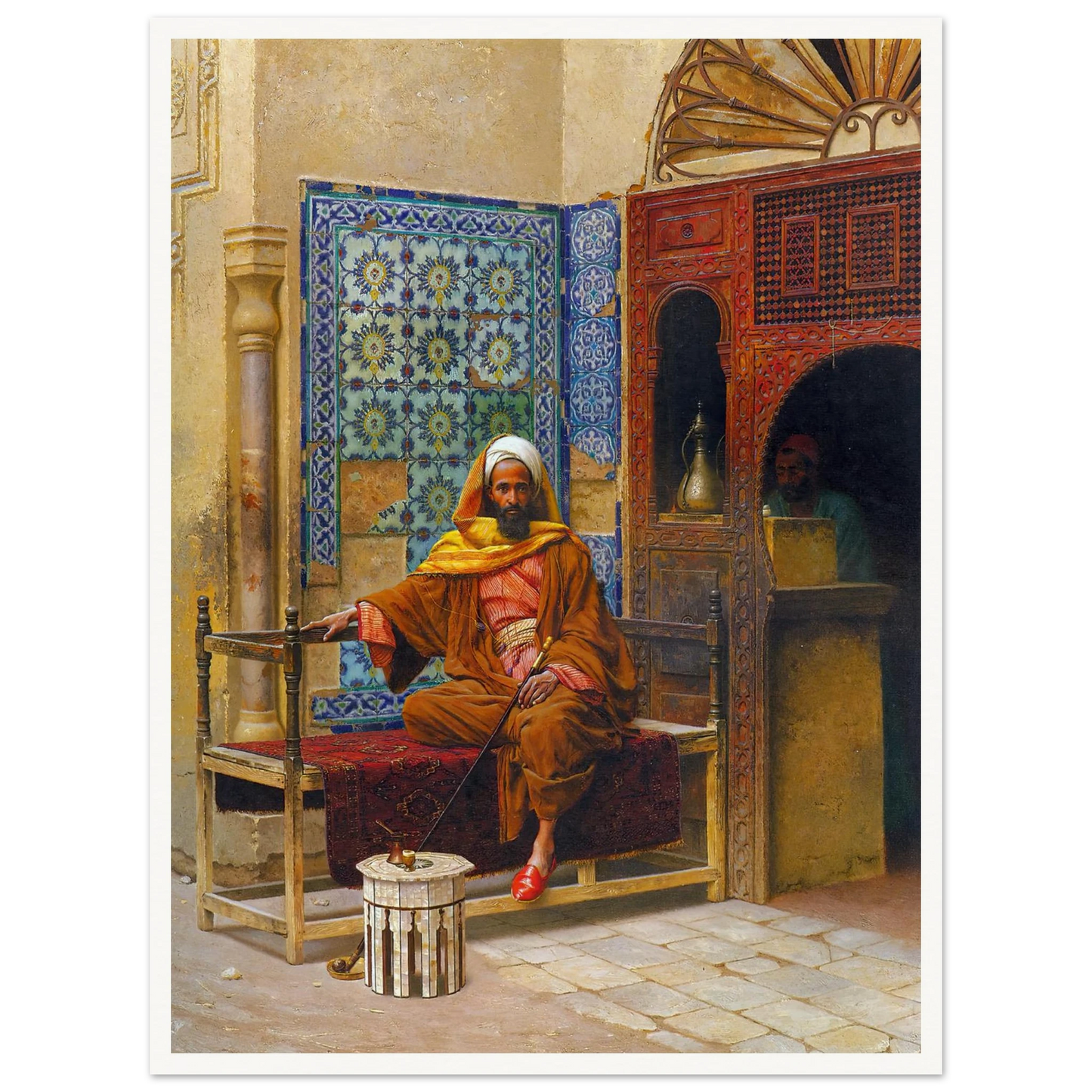 The Smoker (1903) Art Print | Ludwig Deutsch-Quipham Collections