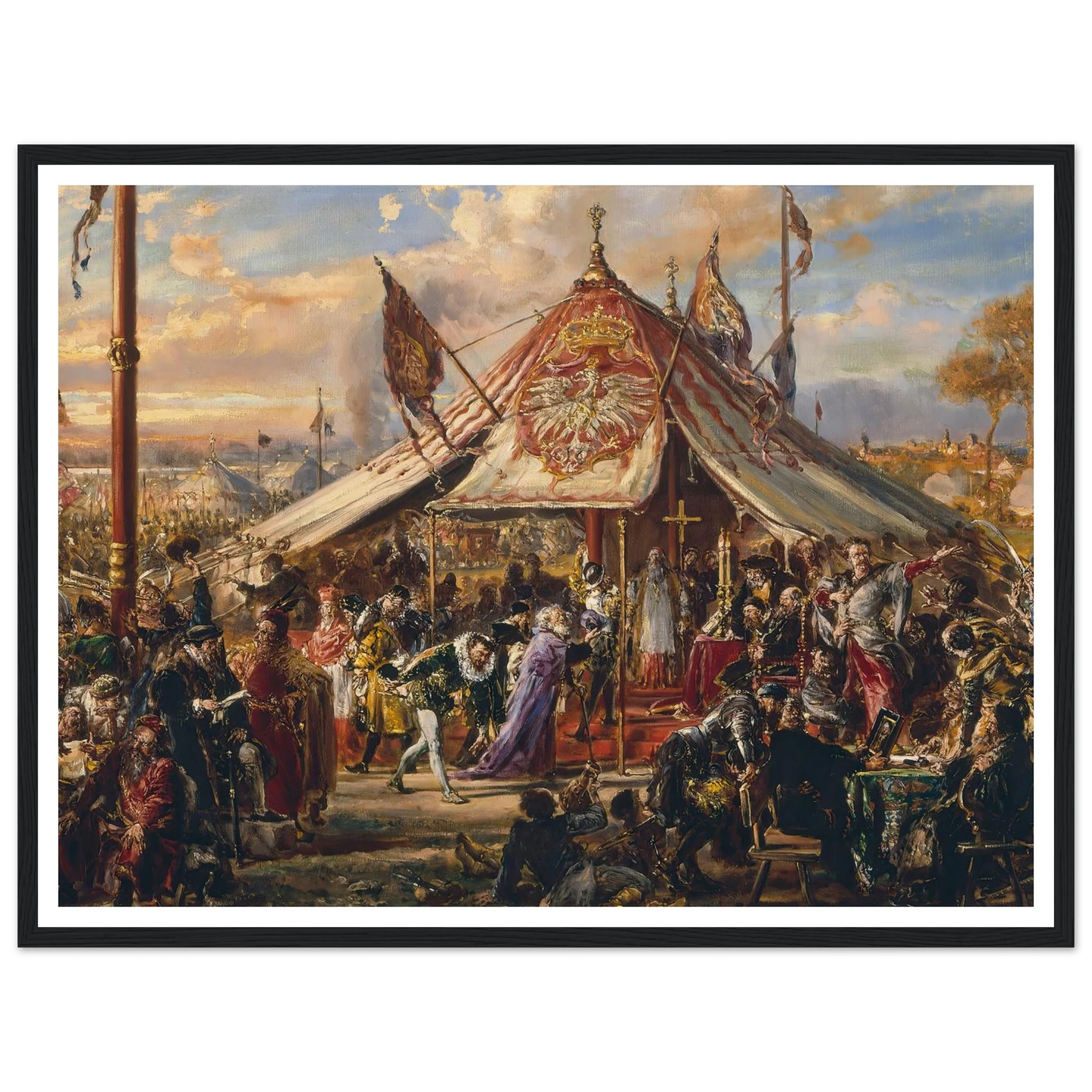 Power of Commonwealth at its Zenith, from the series “History of Civilization in Poland” (1889) Art Print | Jan Matejko-Quipham Collections