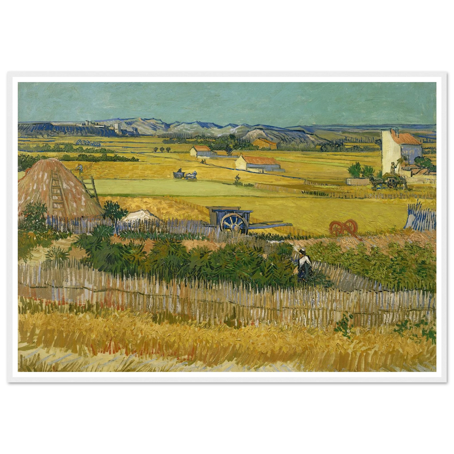 The harvest (1888) Art Print | Vincent van Gogh-Quipham Collections