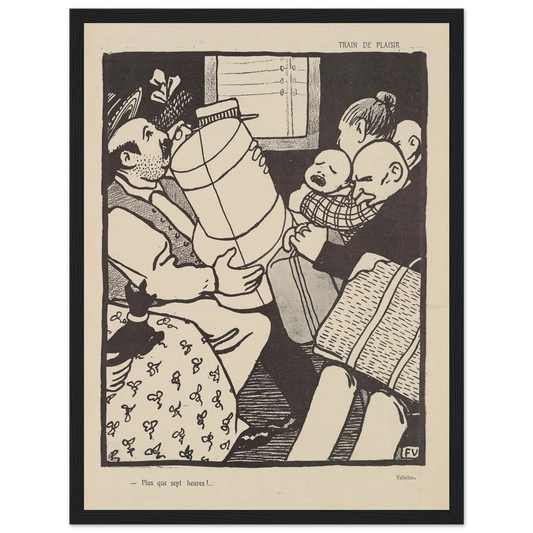 13 septembre 1903 Art Print | Felix Vallotton - Framed Poster - 30x40 cm / 12x16″ - Black frame