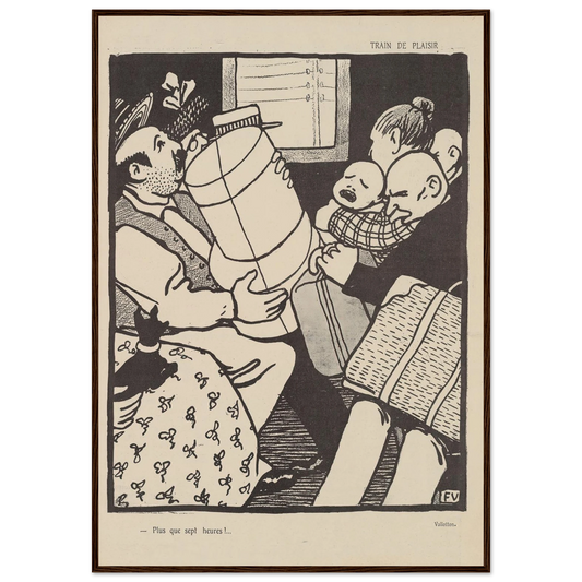 13 septembre 1903 Art Print | Felix Vallotton - Framed Poster - 30x40 cm / 12x16″ - Black frame