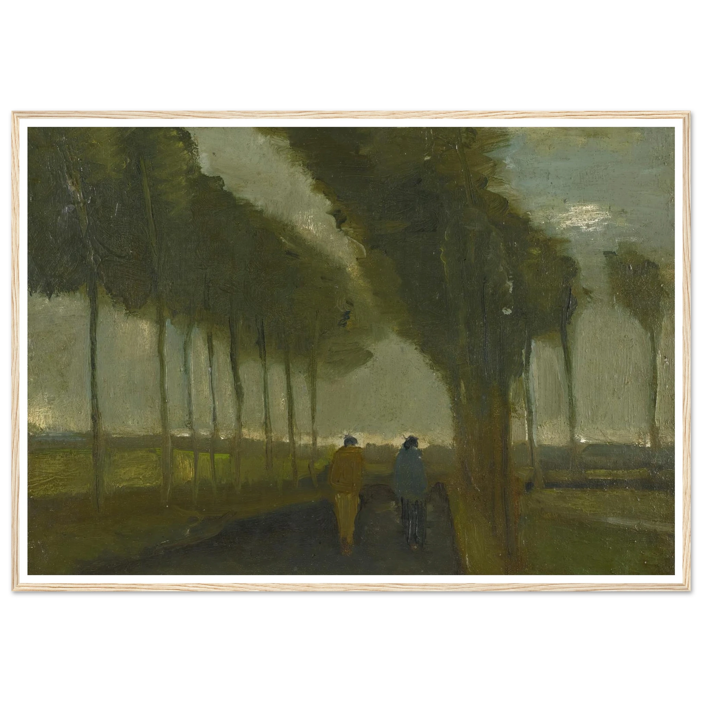 L’allée Aux Deux Promeneurs (1883) Art Print | Vincent van Gogh-Quipham Collections