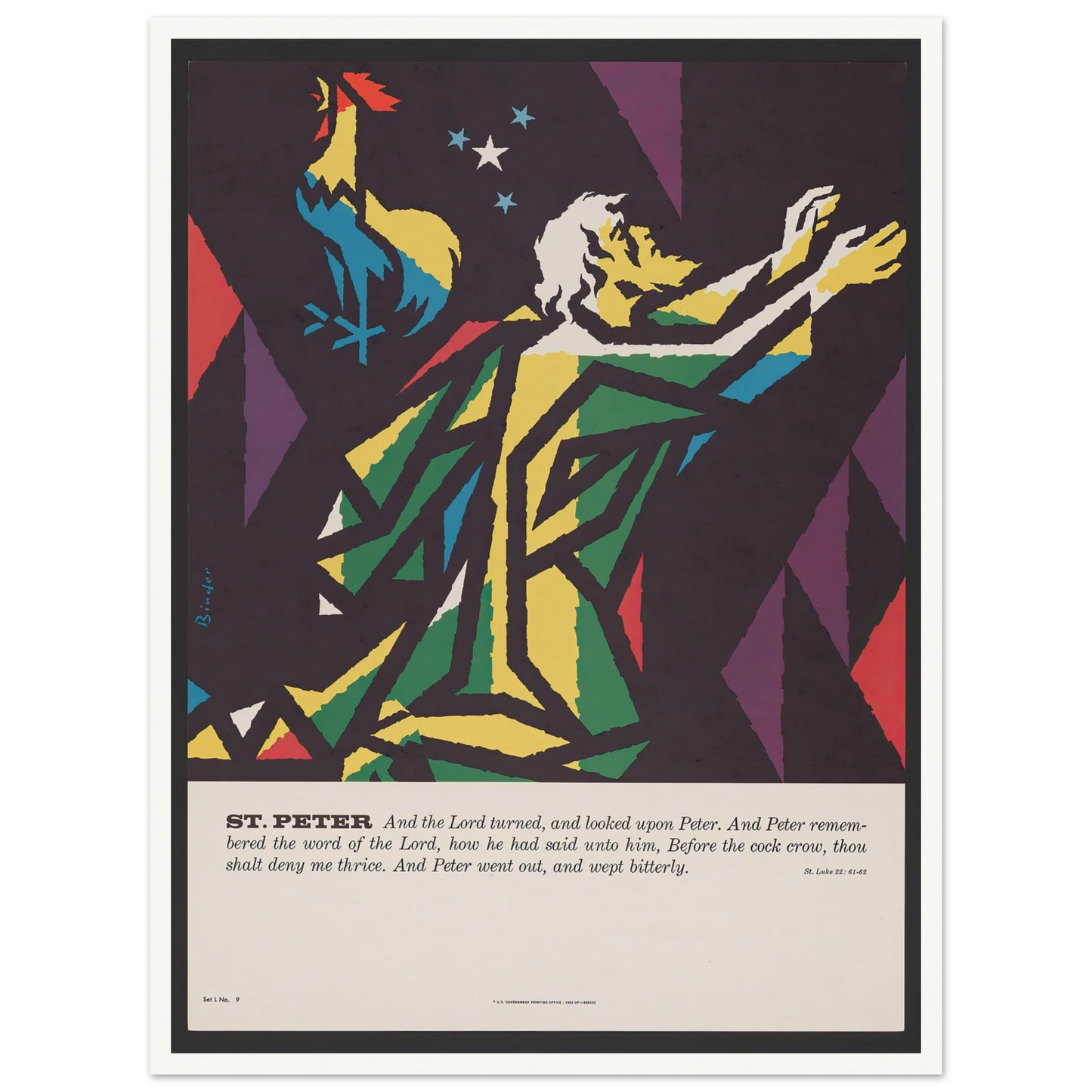 St. Peter (1962) Art Print | Joseph Binder-Quipham Collections