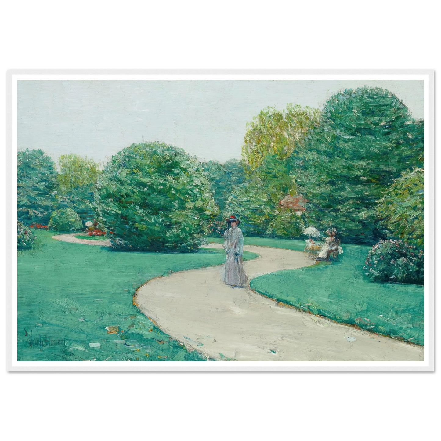 Parc Monceaux, Paris (circa 1888-89) Art Print | Childe Hassam-Quipham Collections