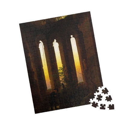 Le Tombeau d'Ulrich von Hutten Puzzle | Caspar David Friedrich-Quipham Collections