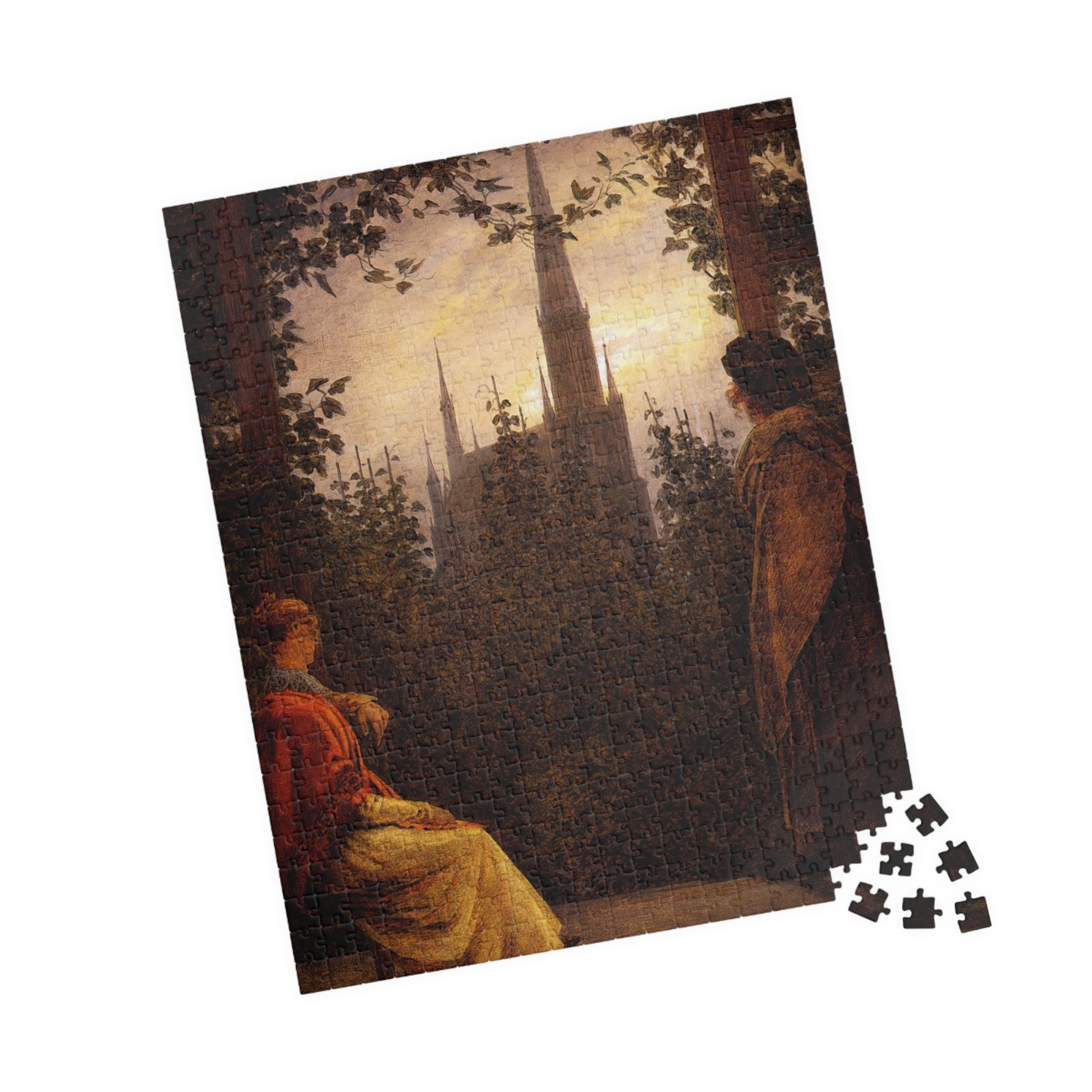 Tonnelle à Greifswald Puzzle | Caspar David Friedrich-Quipham Collections