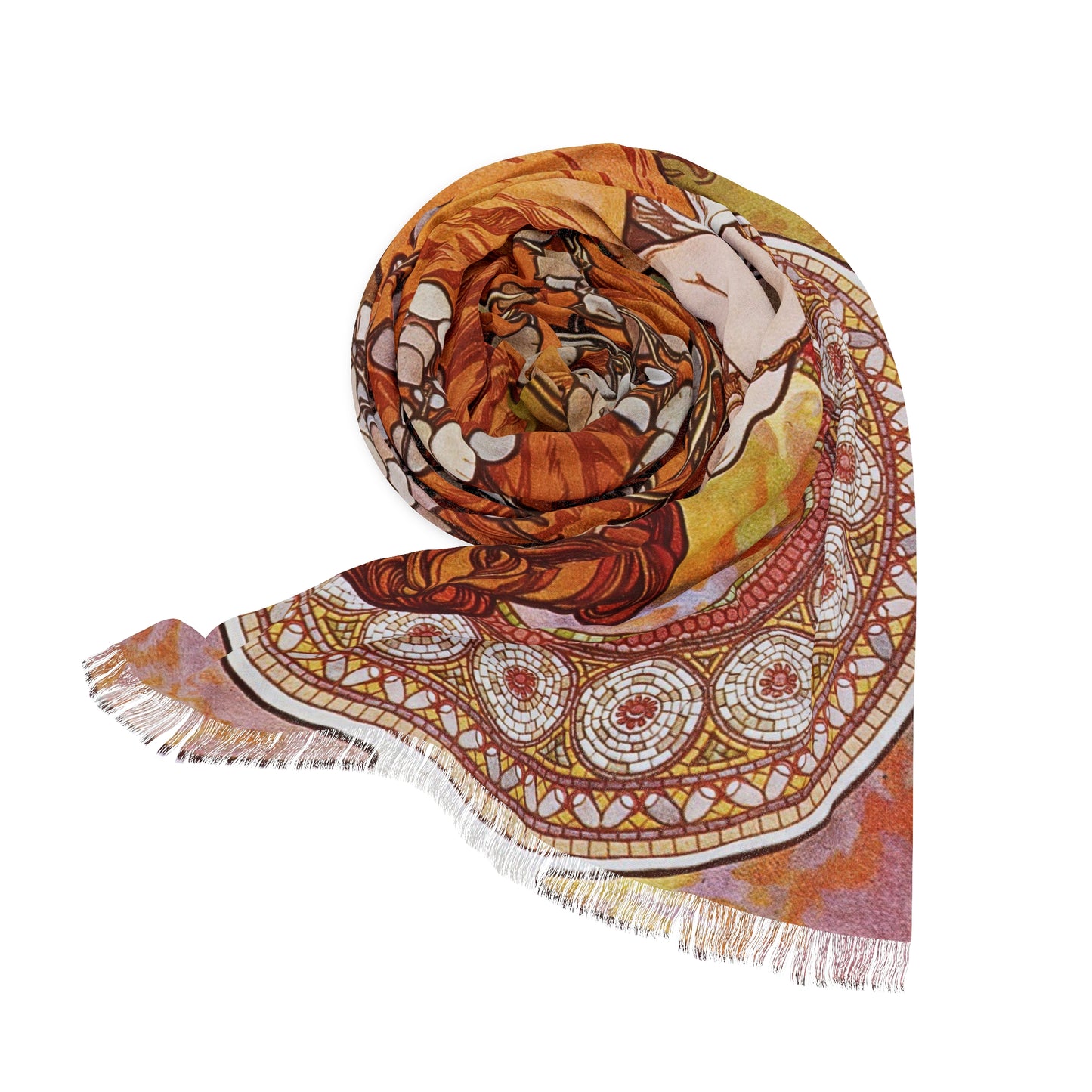 La Topaze | Alphonse Mucha Scarf – Art Nouveau Scarf-Quipham Collections