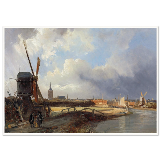 View of The Hague (c. 1850 - c. 1852) Art Print | Cornelis Springer-Quipham Collections