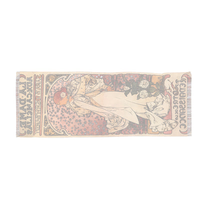 La Dame aux Cameslias | Alphonse Mucha Scarf – Art Nouveau Scarf-Quipham Collections
