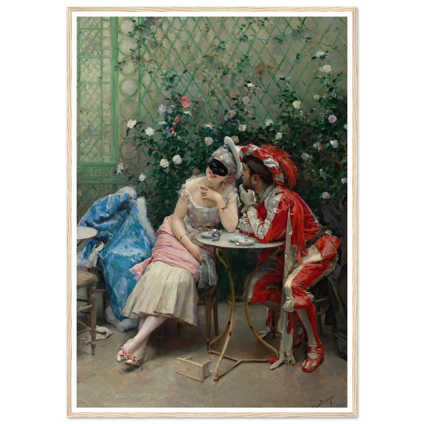 Masqueraders (1875–78) Art Print | Raimundo de Madrazo y Garreta-Quipham Collections