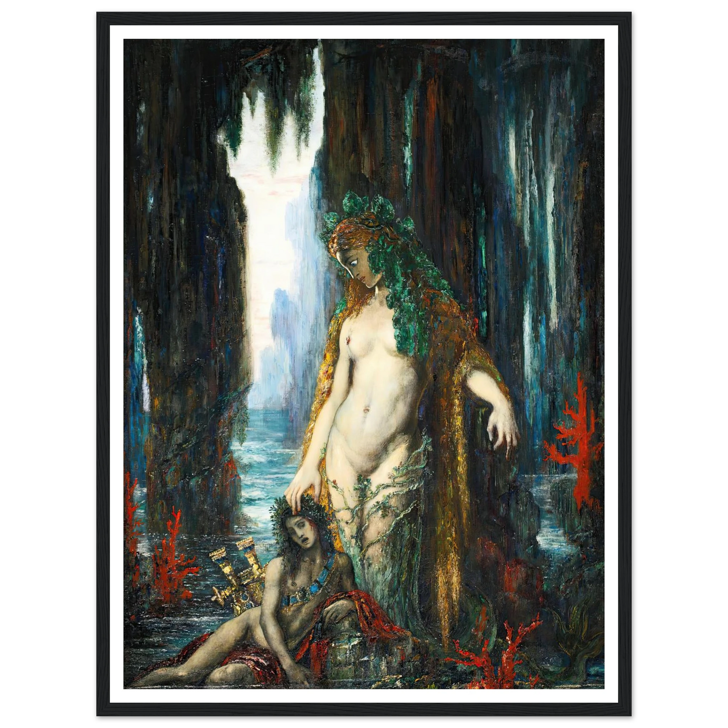 Le Poète Et La Sirène, 1893 Art Print | Gustave Moreau-Quipham Collections