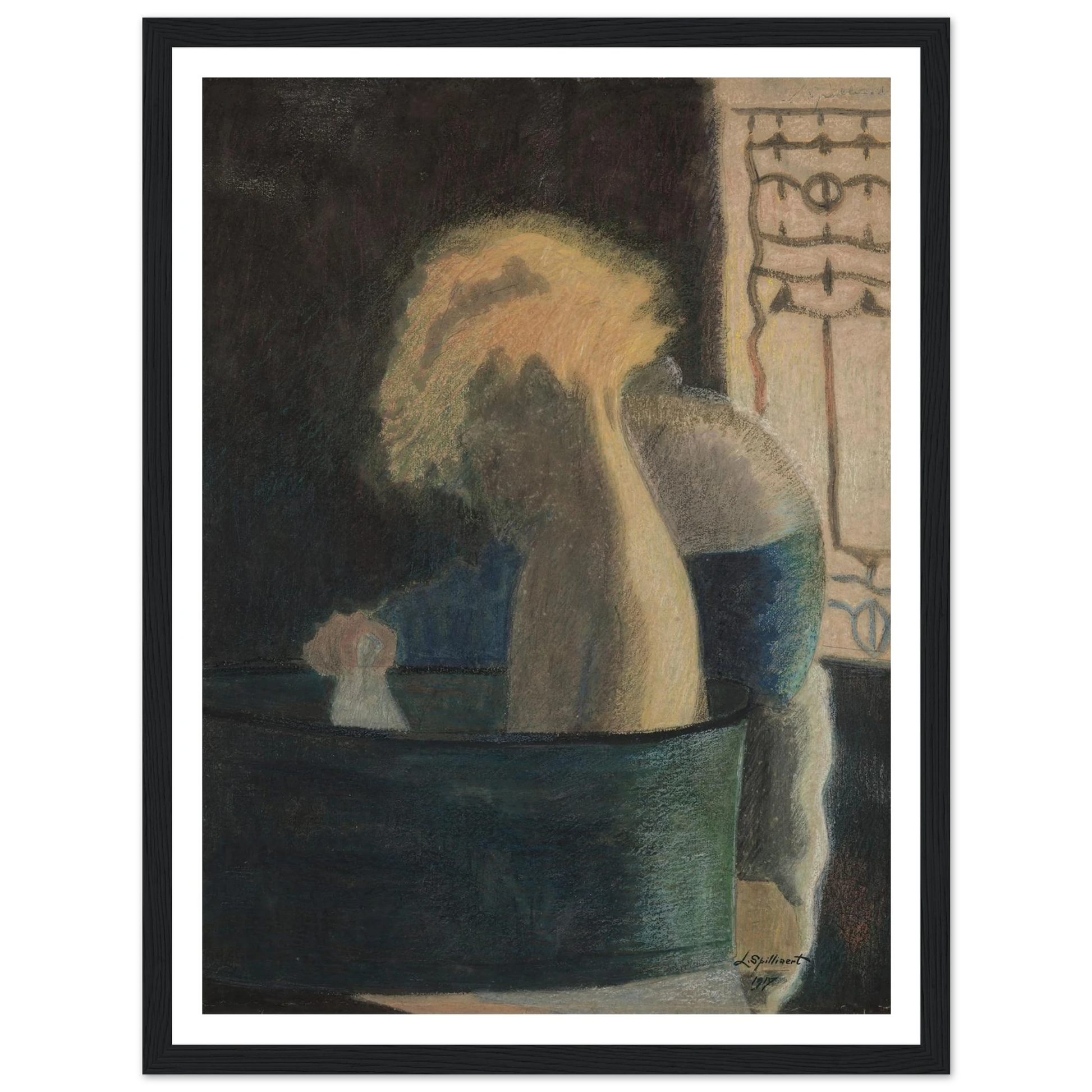 Het bad (1917) Art Print | Leon Spilliaert-Quipham Collections