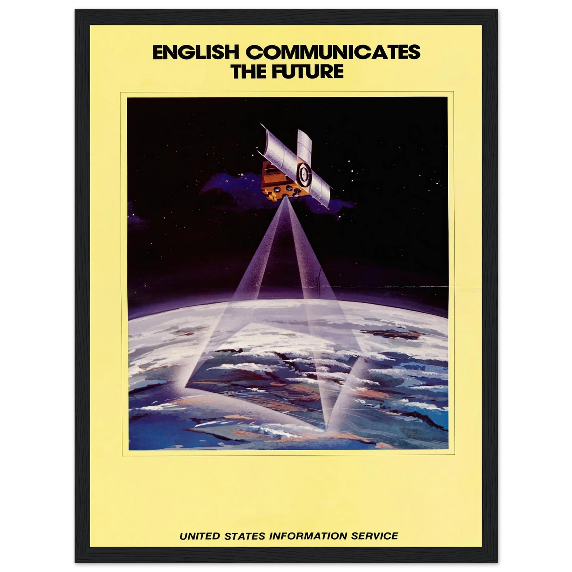English Communicates the Future. United States Information Service 2 Art Print | US Information Agency-Quipham Collections