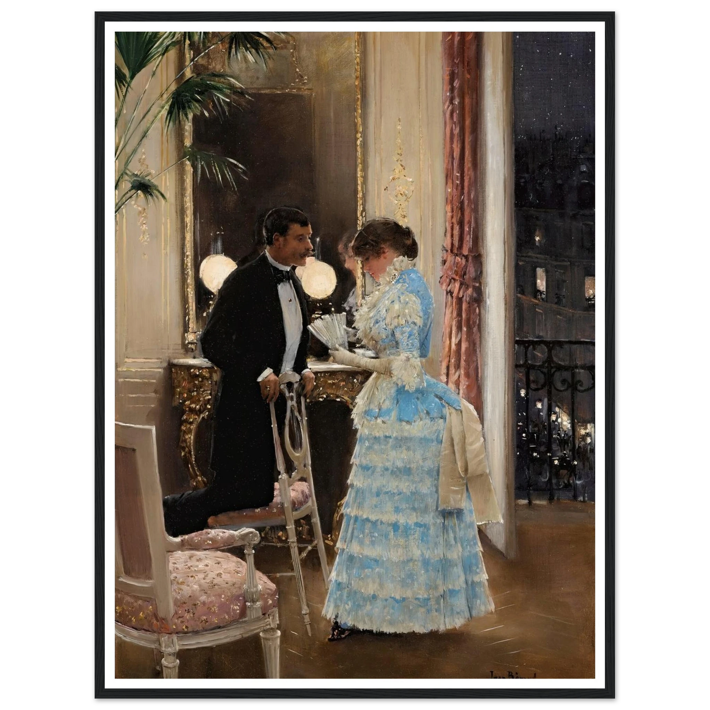 La Conversation Art Print | Jean Beraud-Quipham Collections