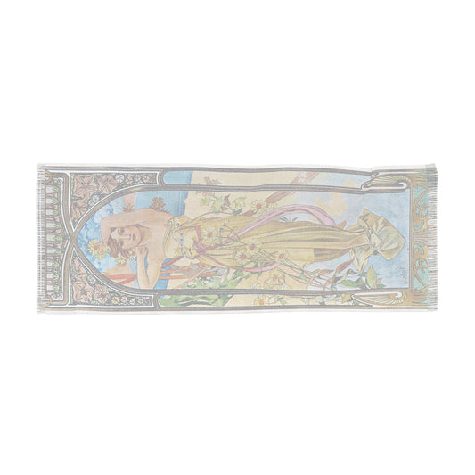 Brighness of Day | Alphonse Mucha Scarf – Art Nouveau Scarf-Quipham Collections
