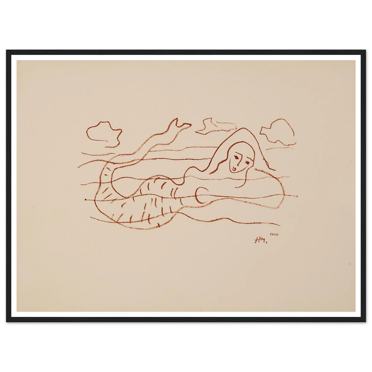 Sirènes (1942) Art Print | Henri Matisse-Quipham Collections