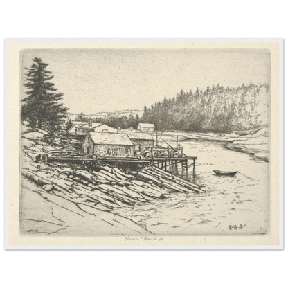 Carrying Place (1923) Art Print | Ernest Haskell-Quipham Collections
