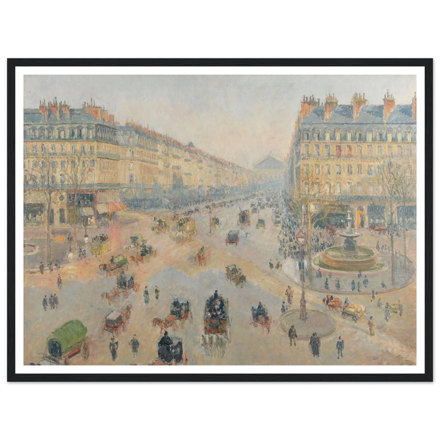 L’Avenue de l’Opéra (1898) Art Print | Camille Pissarro-Quipham Collections