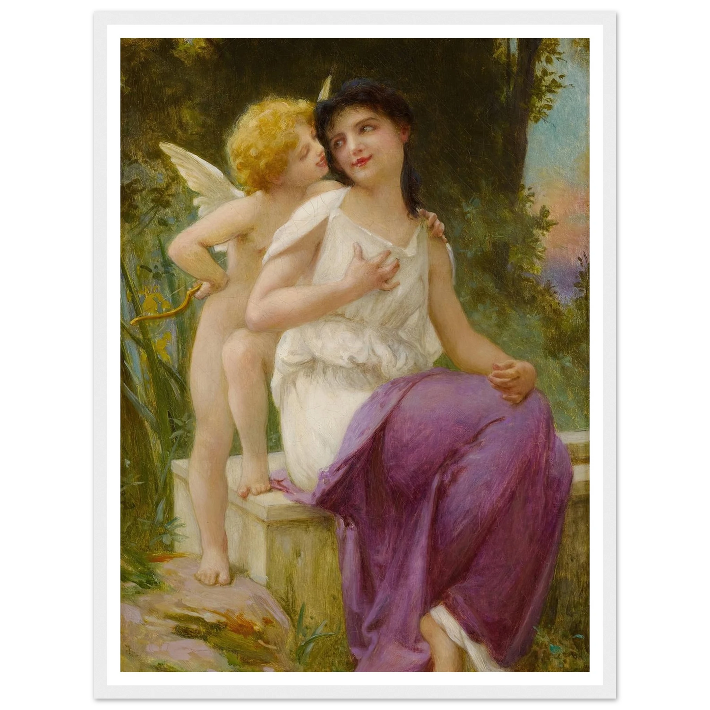 Vénus et l’Amour Art Print | Guillaume Seignac-Quipham Collections