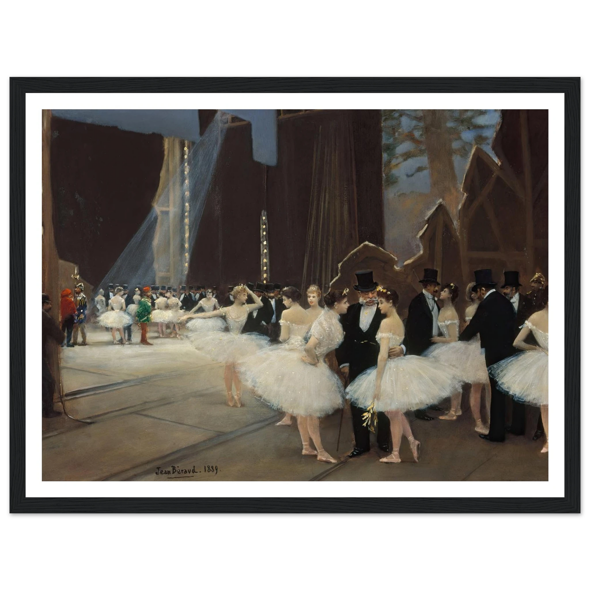 Les coulisses de l’Opéra de Paris (1889) Art Print | Jean Beraud-Quipham Collections
