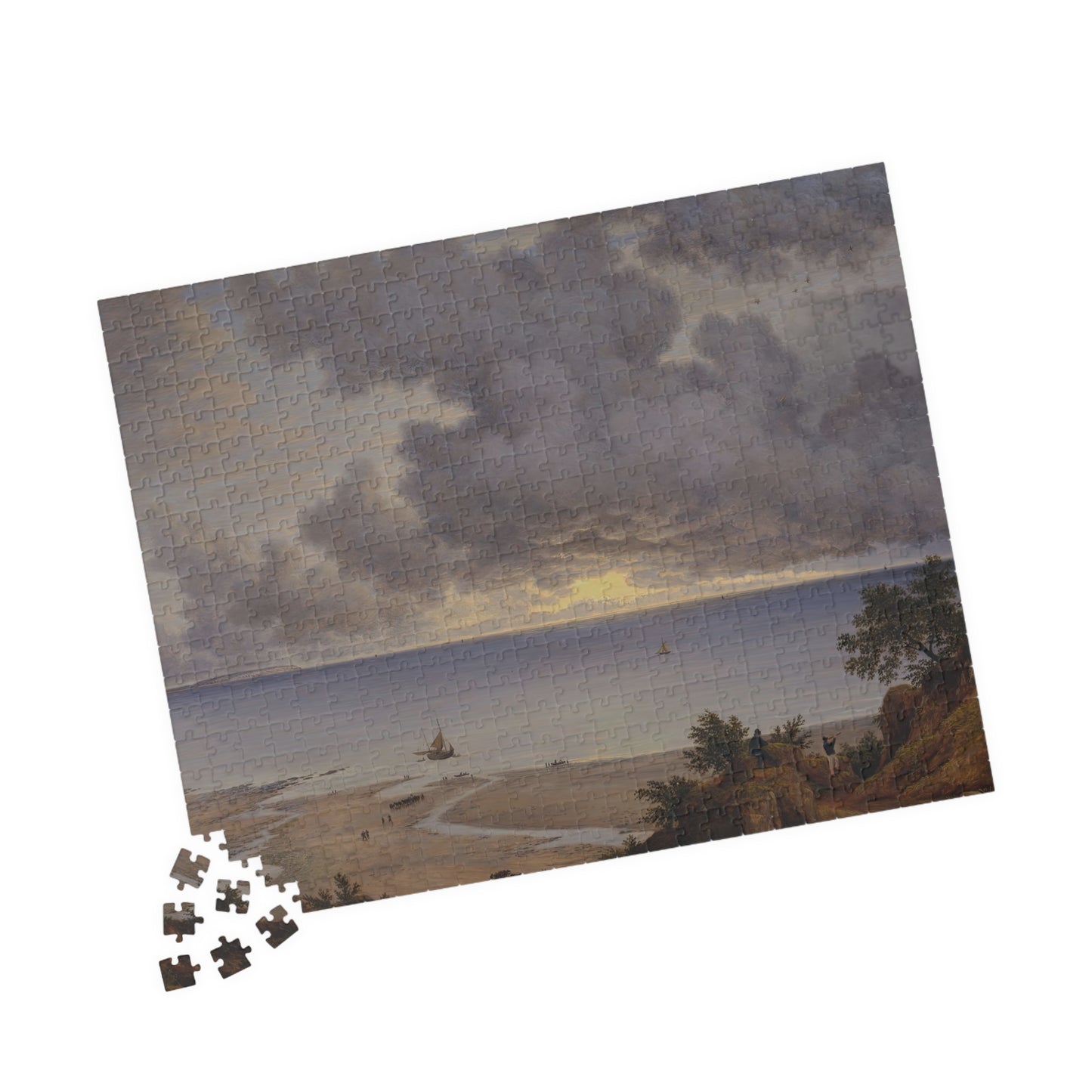 Sandown Bay, from near Shanklin Chine, Isle of Wight Puzzle | John Glover-Quipham Collections